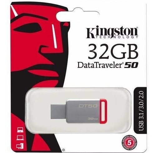Pen Drive Kingston 32gb Datatraveler Usb 3.1  Dtg4-dt50