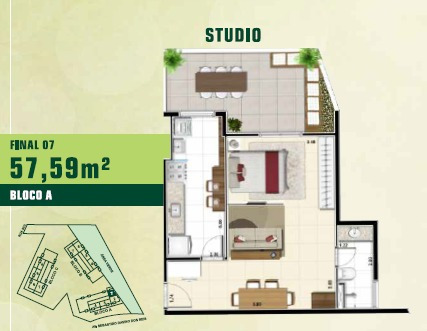 Imagem 14 de 29 de Studio Residencial Para Venda, Jardim Tupanci, Barueri - St6899. - St6899-inc