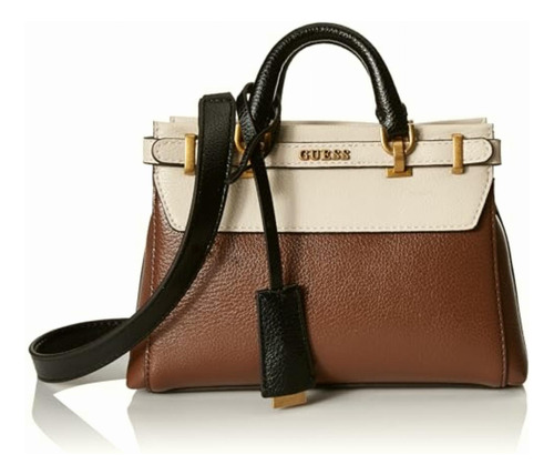 Bolsa Sestri Mini Satchel En Color Café Multi