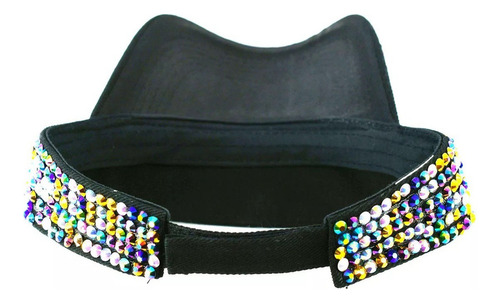 Hh Sombrero Para El Sol Ajustable Con Visera De Diamantes