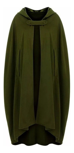 Abrigo De Mujer Capa Poncho Abrigo Trench Frente Abierto W