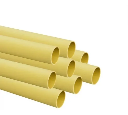 Tubo Pvc 200mm 8puLG 3mt Aguas Negras Amarillo Norma Tubrica