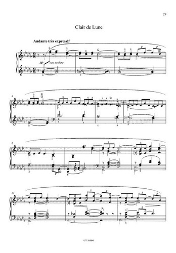Suite Bergamasque For Piano / Suite Bergamasque Para Piano.