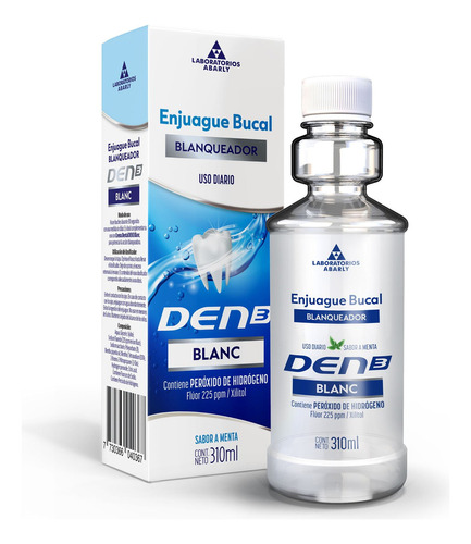 Enjuague Bucal Den3 Blanc 310 Ml