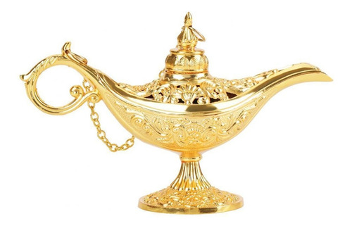Lámpara Mágica De Aladino Estilo Vintage Coleccionable C/luz