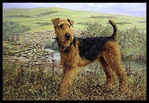 Tesoros De La Caroline Hmhe0245jmat Airedale Terrier Los Rey