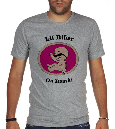 Remera De Hombre Lil Biker On Board Bebe