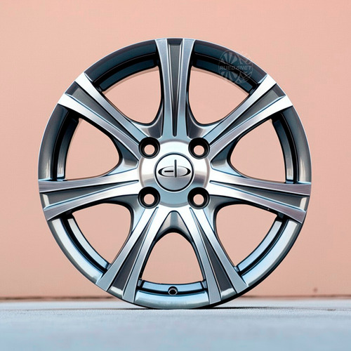 Llanta Deportiva Eb Bof R15 4x108 Ford Peugeot Diamantado Vison