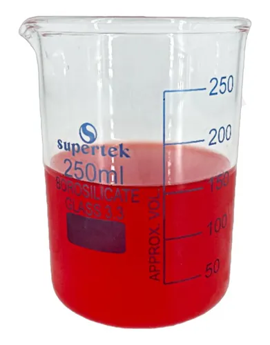 Vaso De Precipitado Graduado 250 Ml Vidrio Meses Sin Interés
