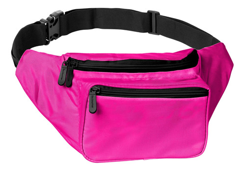 Riñonera Unisex Sojourner Bags C/correa - Pink Solid