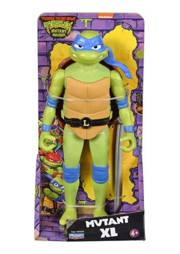 Figura Tortugas Ninja Leonardo 30 Cm Mutant Xl 