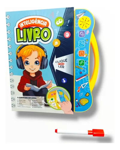 comprar Livro Educativo Inteligente Sonoro E Atividades Bilíngue Interativo Didático