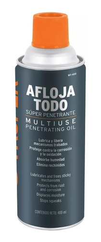 Lubricante En Aerosol Afloja Todo 400 Ml Truper