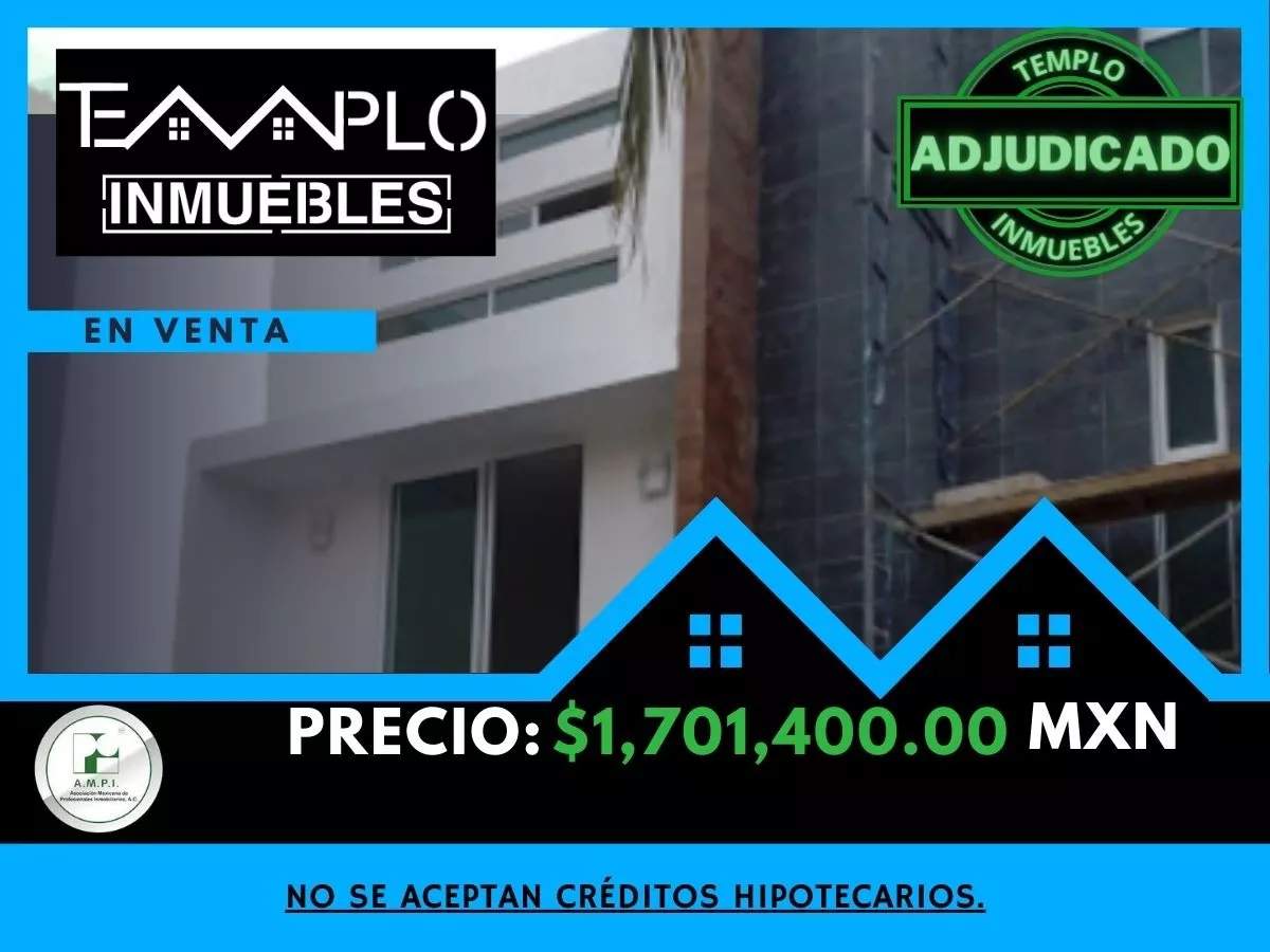 Casa En Puebla En Venta Ya Adjudicada