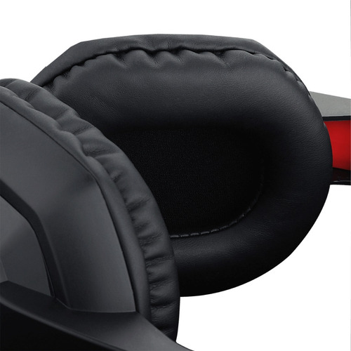 Auriculares gamer Redragon Ares H120 negro y rojo