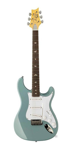 Guitarra eléctrica PRS Guitars SE Silver Sky John Mayer solidbody de álamo stone blue con diapasón de palo de rosa