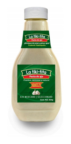 Pasta De Ajo | La Tiki-tita | 250g Squeeze