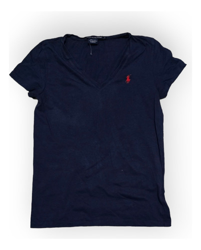 Playera Ralph Lauren Sport De Mujet Talla Chica Azul Oscuro