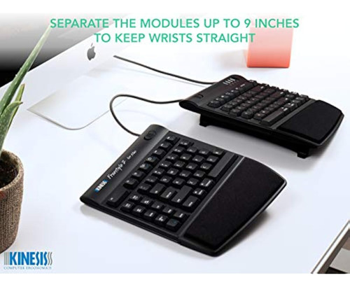 Teclado Ergonómico Kinesis Freestyle2 Con Vip3