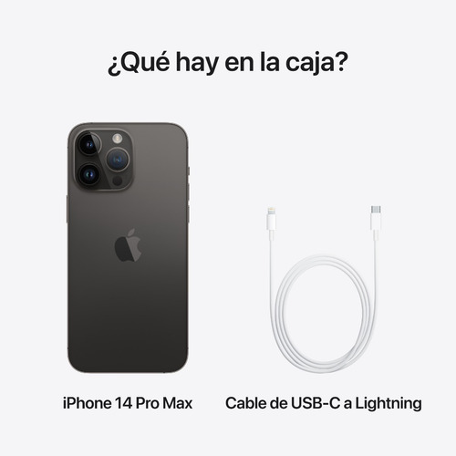 Apple iPhone 14 Pro Max (256 GB) - Negro espacial
