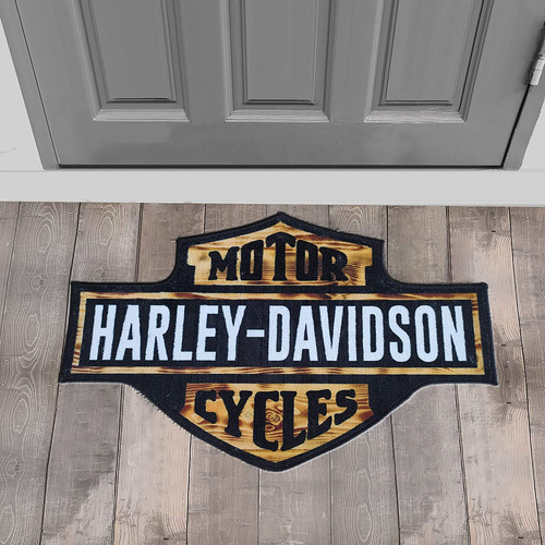 Davidson Alfombra Harley Tapete Felpudo Puerta Exterior Para