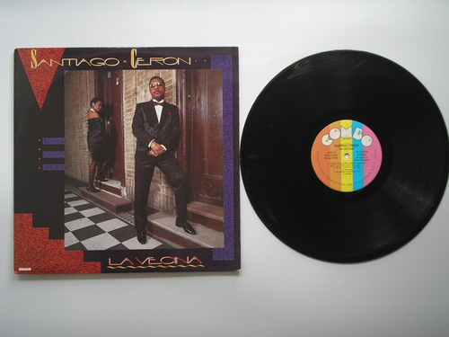 Lp Vinilo Santiago Ceron La Vecina Printed Usa 1989