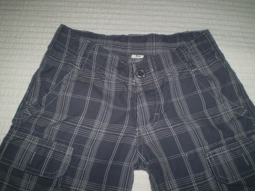 Bermuda Mimo Brand T6 Ajustable Cuadros C 4 Bol Niño Nene