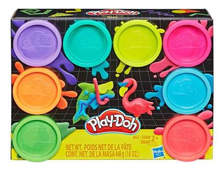 Play Doh Neon Paquete De 8