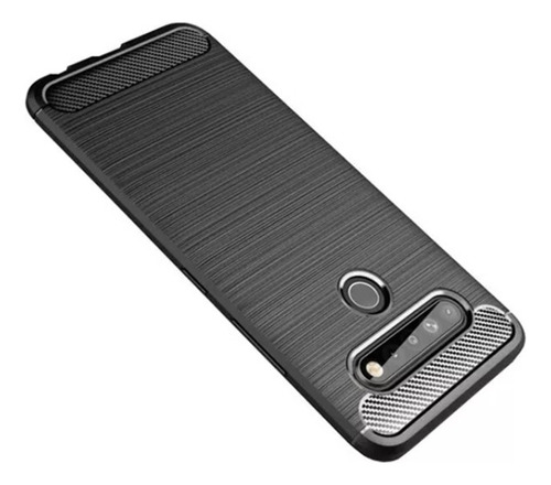 Funda Tpu Fibra Carbono Rugged Para LG K51