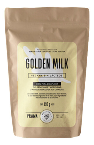 Golden Milk Prana Leche Dorada Vegano - Graviola