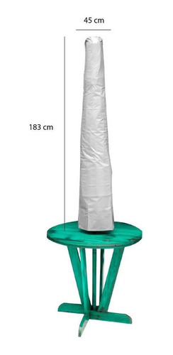 Protector De Parasol Gris 183cm Home Set