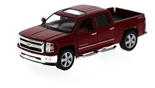 Chevy Silverado Ltz Diecast Metal Modelo 1:46 - Rojo