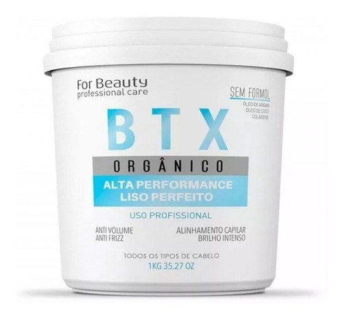 For Beauty Btx Capilar Orgânico 1kg