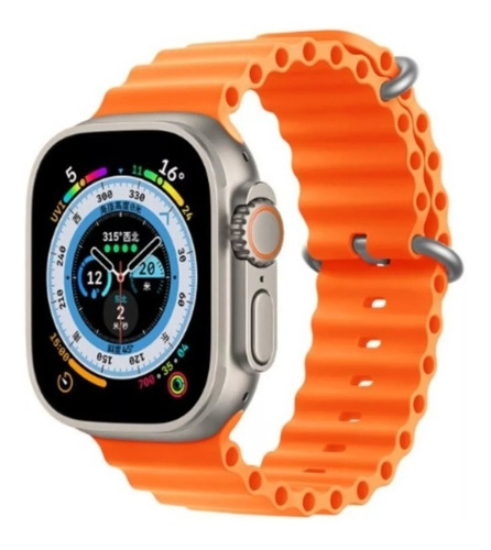 Pulseira Silicone Oceano Fivela Para Apple Watch E Iwo 