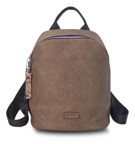 Mochila Urbana Gran Capacidad Dama Lincolns Nebraska Color Tabaco