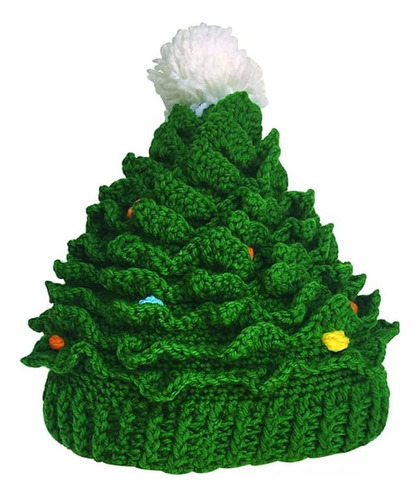 Gorro De Punto Con Forma De Árbol De Navidad Para Bebé, Gorr