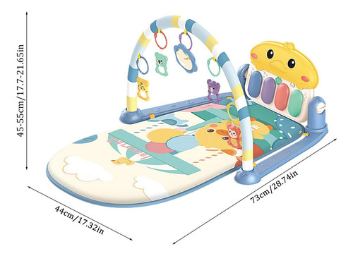 Tapetes De Actividades Para Bebé Kick Play Piano Gym Baby Ac