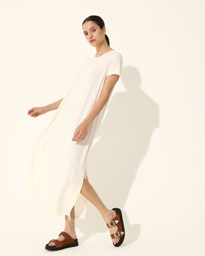 Imagen 1 de 4 de Vestido Portsaid Morley Niza Color Ambar Para Mujer