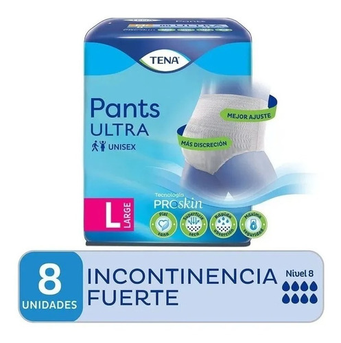  Tena Pants Ultra L Grande 48 Unid. Unisex P/adultos M R F