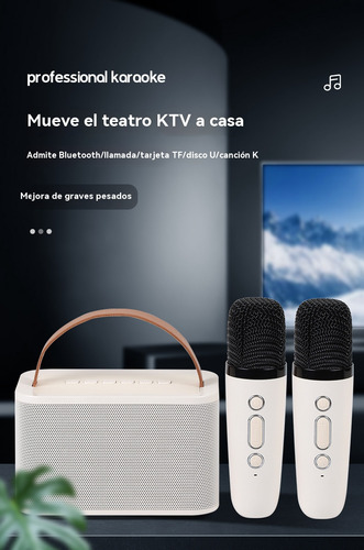 Altavoz Bluetooth Portátil Subwoofer Con Micrófono