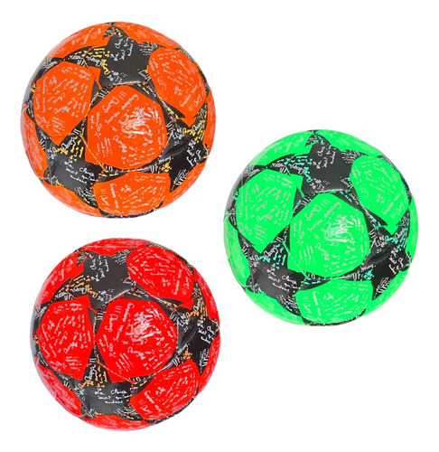 Mini Bola De Futebol Infantil Estampada Colorida 14 Cm N° 2