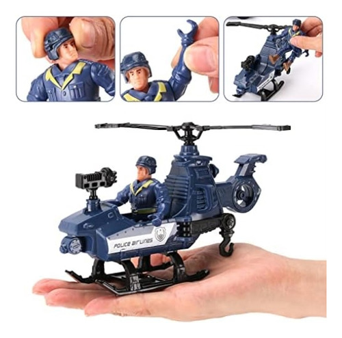 Liberty Imports Juego De 8 Figuras Y Vehículos De Juguete De
