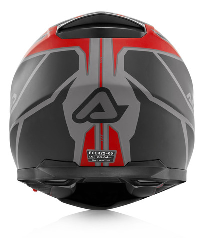 Imagen 4 de 5 de Casco Full Face X-strett Fs-8 Rojo/negro Xs