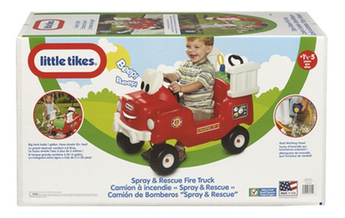 Imagen 1 de 2 de Little Tikes Correpasillo Bombero