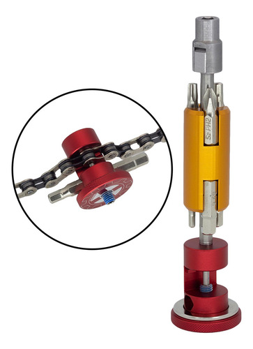 Herramienta De Reparación Portátil 6 En 1 T25 De Rojo