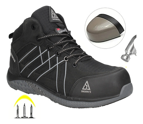Zapatos De Seguridad Sherpa´s 430n Impermeable 
