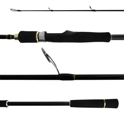 Vara Pesca Lumis Jigging Pro Molinete Im6 1,83m 20-40lb 6'0