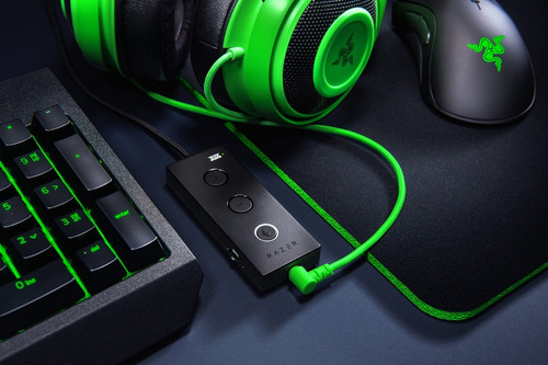 Imagen 4 de 10 de Auriculares Gamer 7.1 Razer Kraken Te Tournament Pc Ps4 Blk