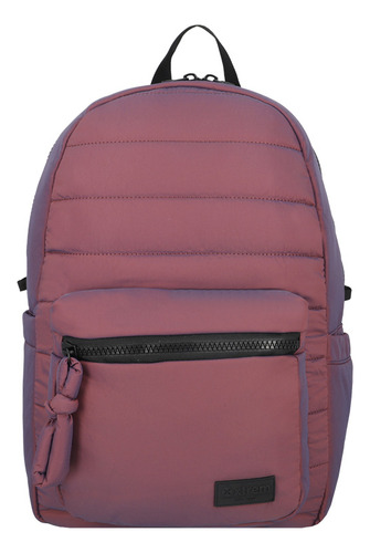 Mochila viaje Xtrem Sakai 2.0 5XT color burdeo diseño liso 24L