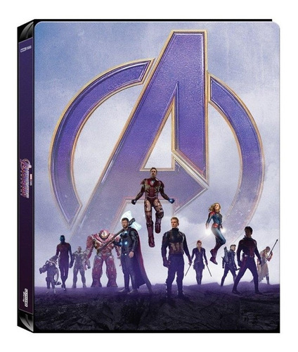 Avengers: Endgame [steelbook] [2019] + Litografia 8.5 De 10